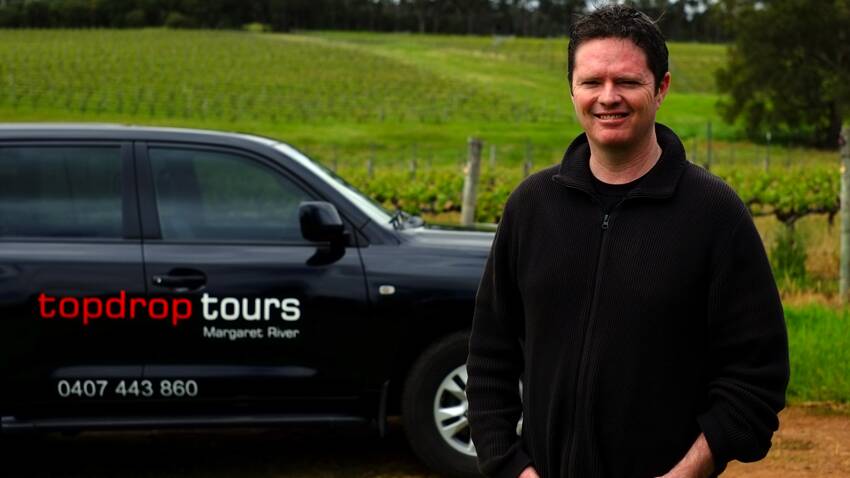Top Drop Tours operator Chris O'Hare says their intimate wine region experience sets them apart. Photo by Sandy Powell. 