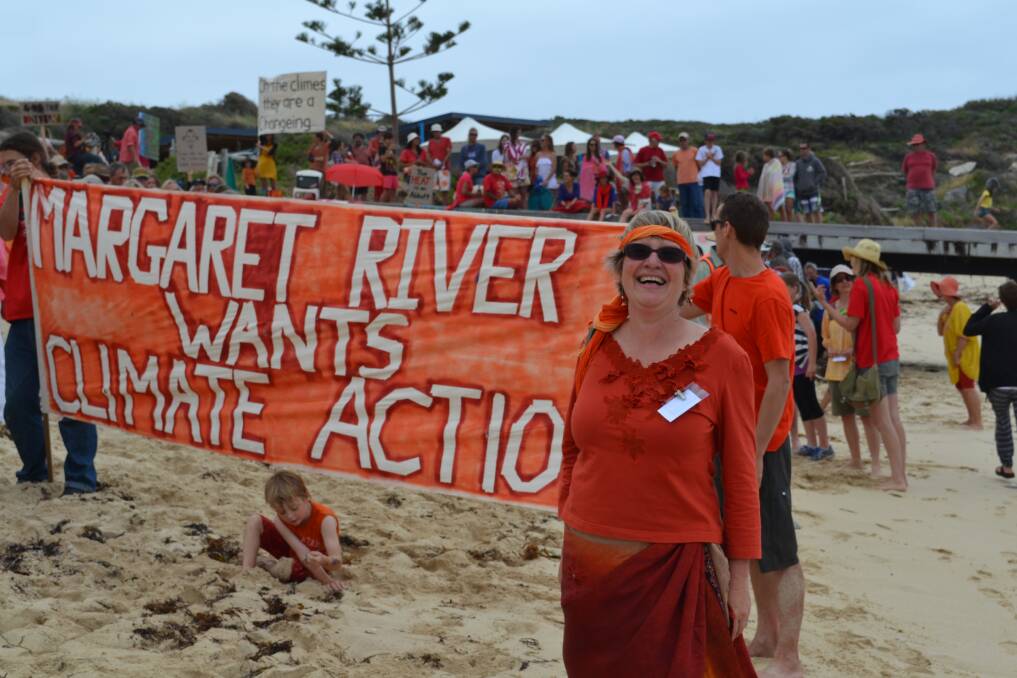 Event organiser Karen Majer of Transition Margaret River is happy with the turnout.