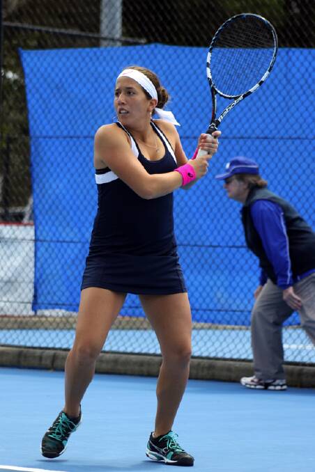 US player Irina Falconi went down 6-2 6-4 in the final of the Margaret River Women's International Pro Tour on Sunday.
