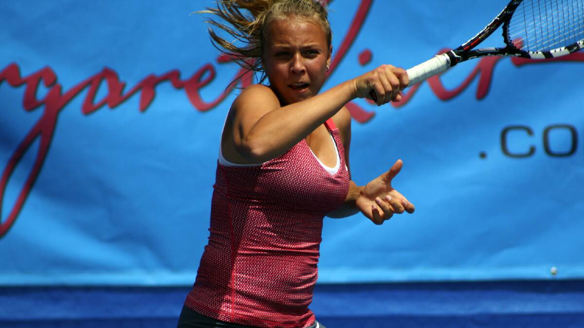 Estonia's 17-year-old prodigy Anett Kontaveit won in straight sets in the final. 