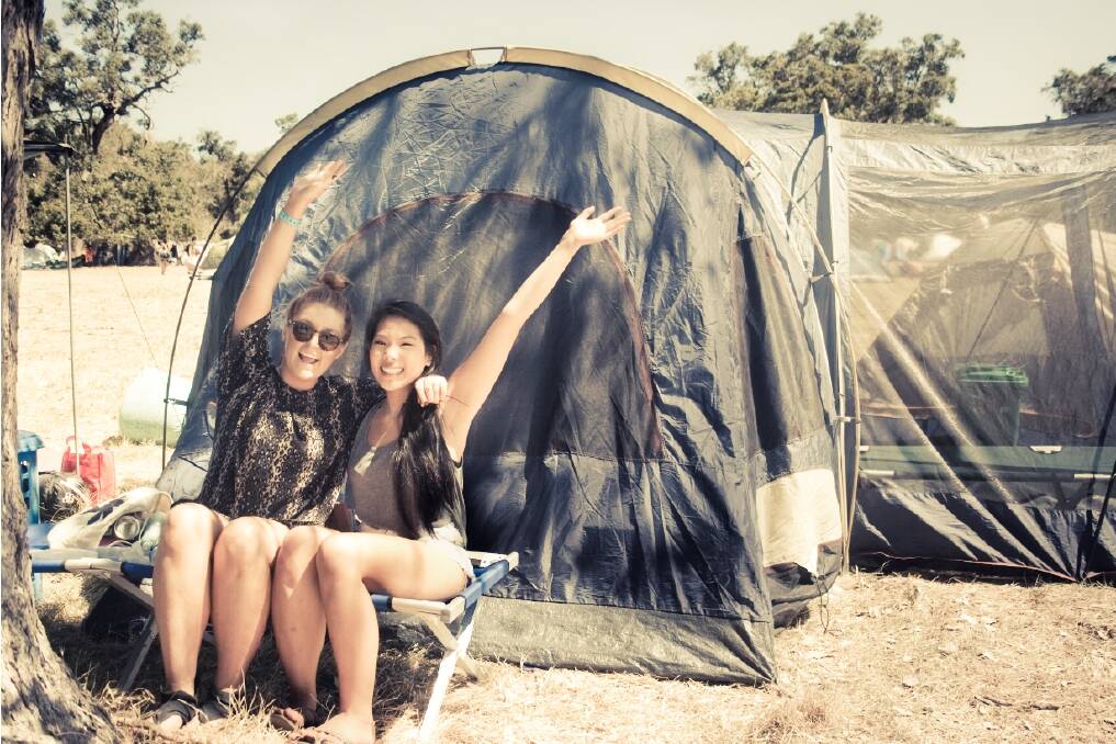 HAPPY CAMPERS: Last year’s Southbound festivalgoers appeared happy with the set-up, which will remain the same for this year but with new attractions.