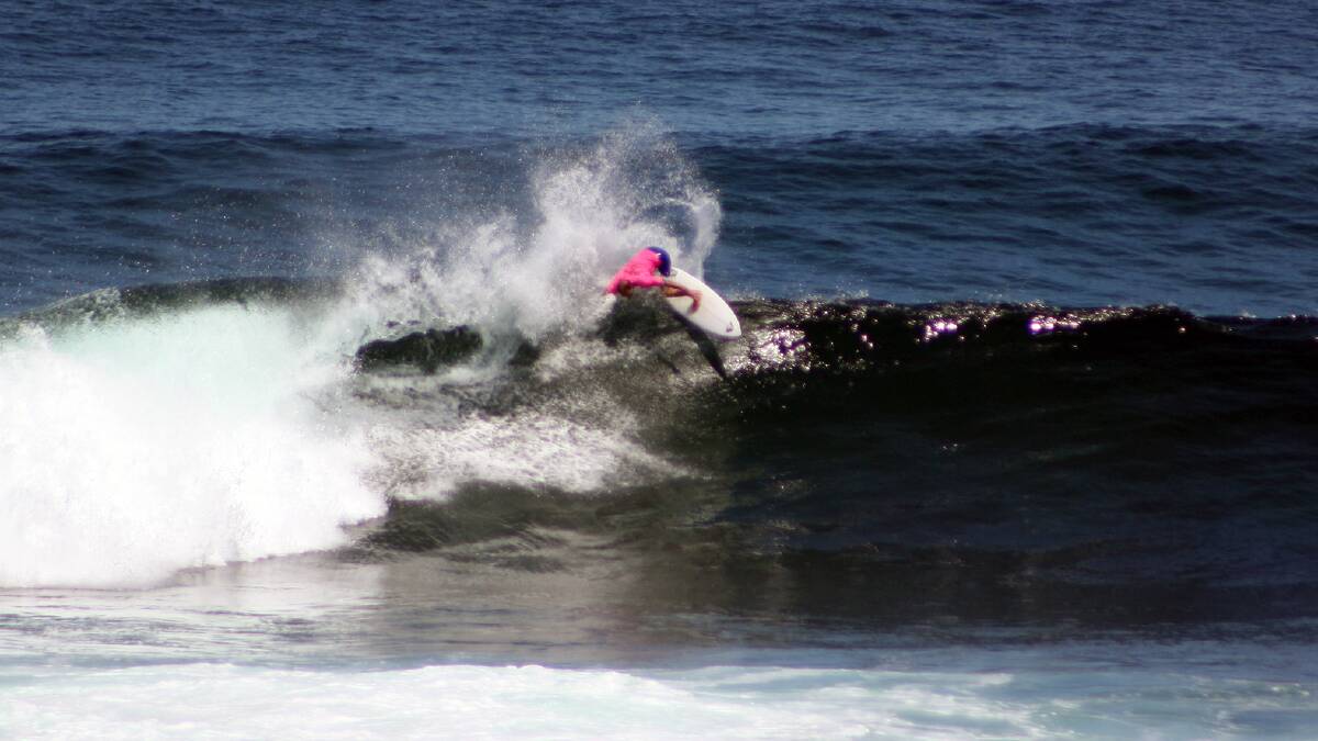 Surfers compete in the 33rd annual Margaret River classic. Photo by Sandy Powell.