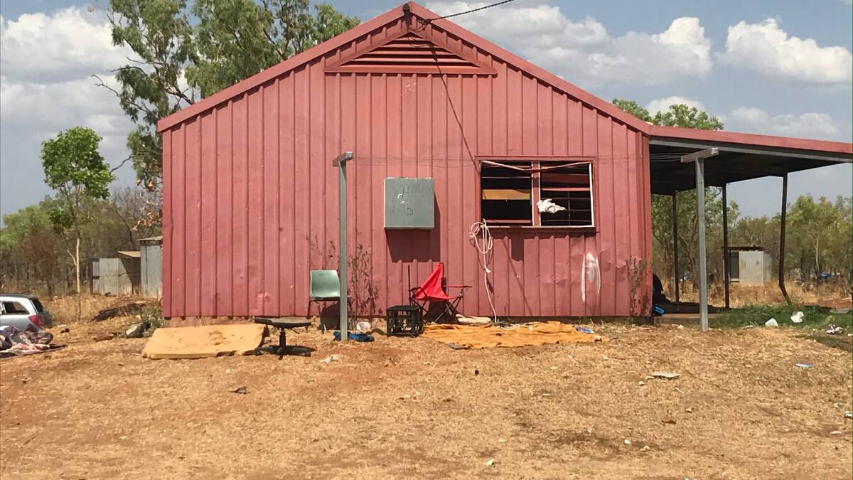 This three-bedroom house - which houses up to 25 residents - is poorly designed for the rising temperatures in the Northern Territory. Picture supplied