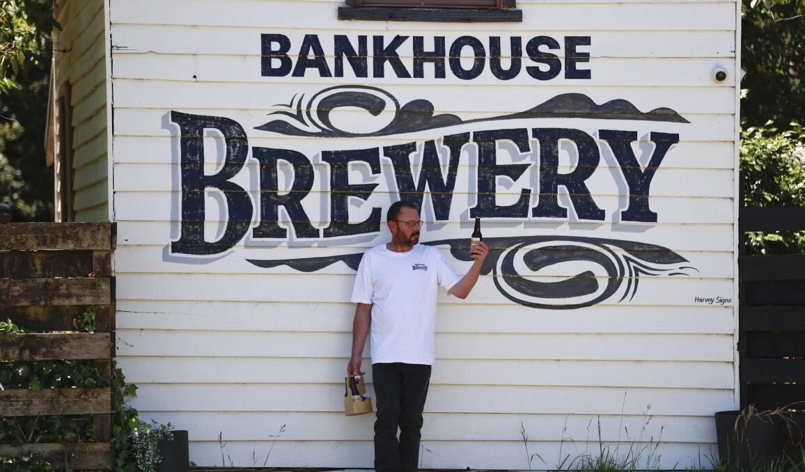 Bankhouse Brewery owner Damien Norman. Photo: Luke Hemer