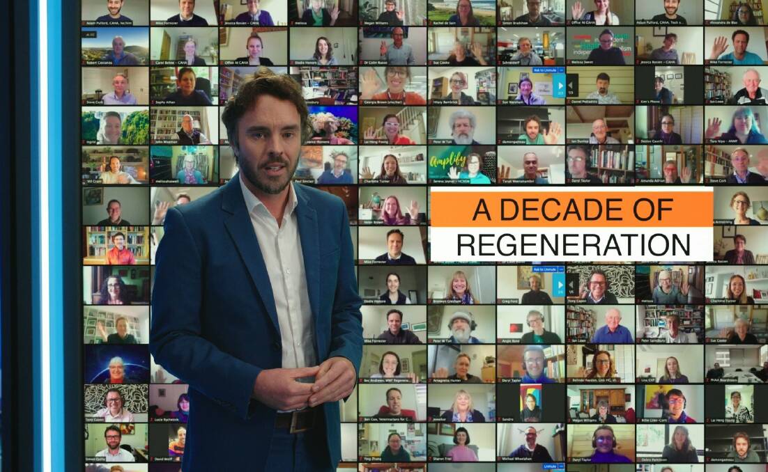 Bright future: Director Damon Gameau will appear alongside prominent journalists in Regenerating Australia. Picture: Supplied.