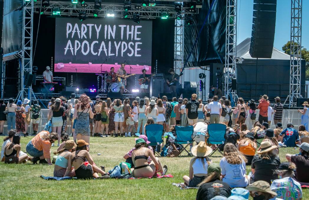 Public Health has identified 25 COVID cases from the Party in the Apocalypse music festival in Launceston on December 27 and 28. Picture: Paul Scambler