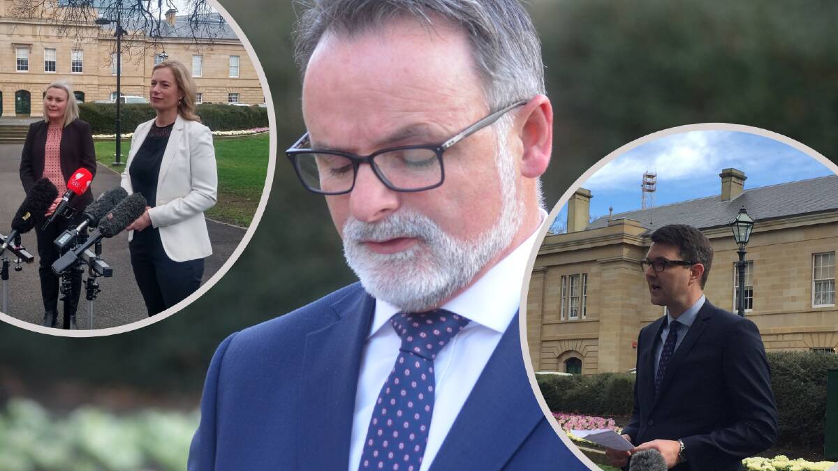 In a tense 24 hours for Labor, leader Rebecca White twice urged David O'Byrne to resign, while their health spokesperson Dr Bastian Seidel announced his own resignation.