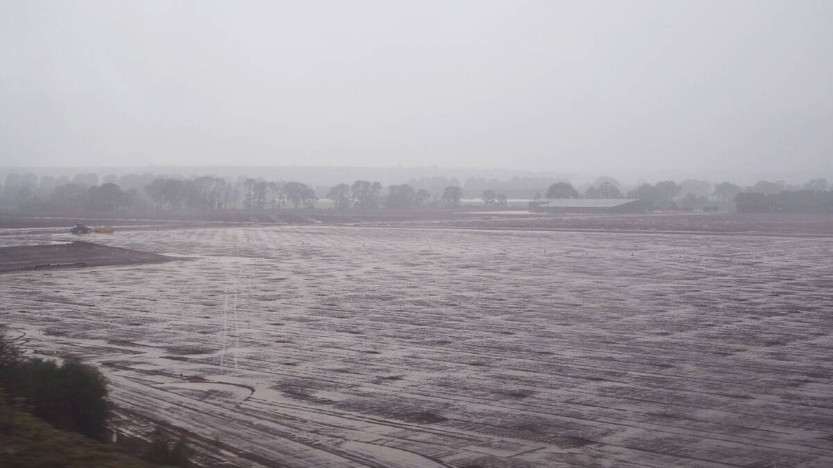 The La Nina weather event is correlated with heavier rain in eastern Australia, such as this paddock near Bacchus Marsh, Victoria.