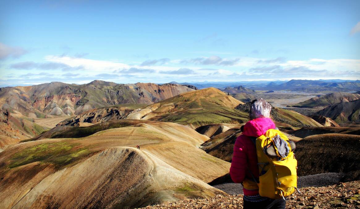 The Laugavegur Trail: One of Iceland’s most famous hiking trails.