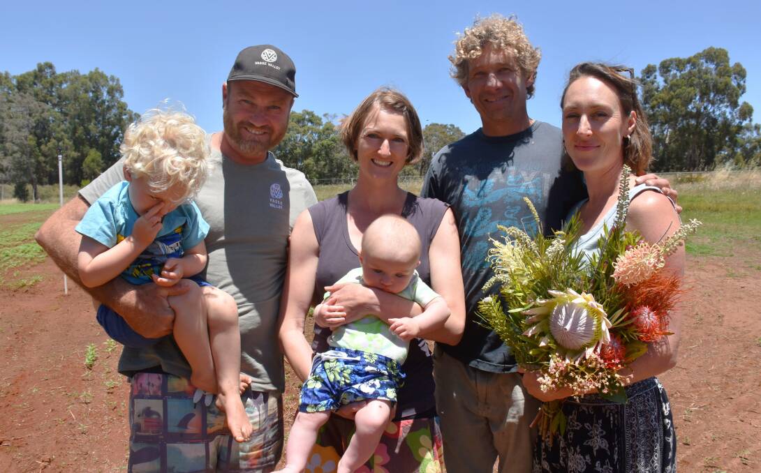 Vasse Valley hemp farmers Chris and Bronwyn Blake have teamed up with Yelverton Protea Farm owners Jade and Laura Thorpe to launch their first retail line.