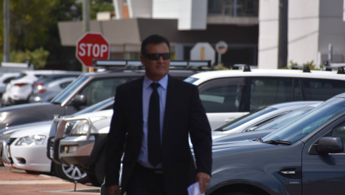 WA Police senior sergeant Gregory Balfour at the coronial inquest in Busselton.