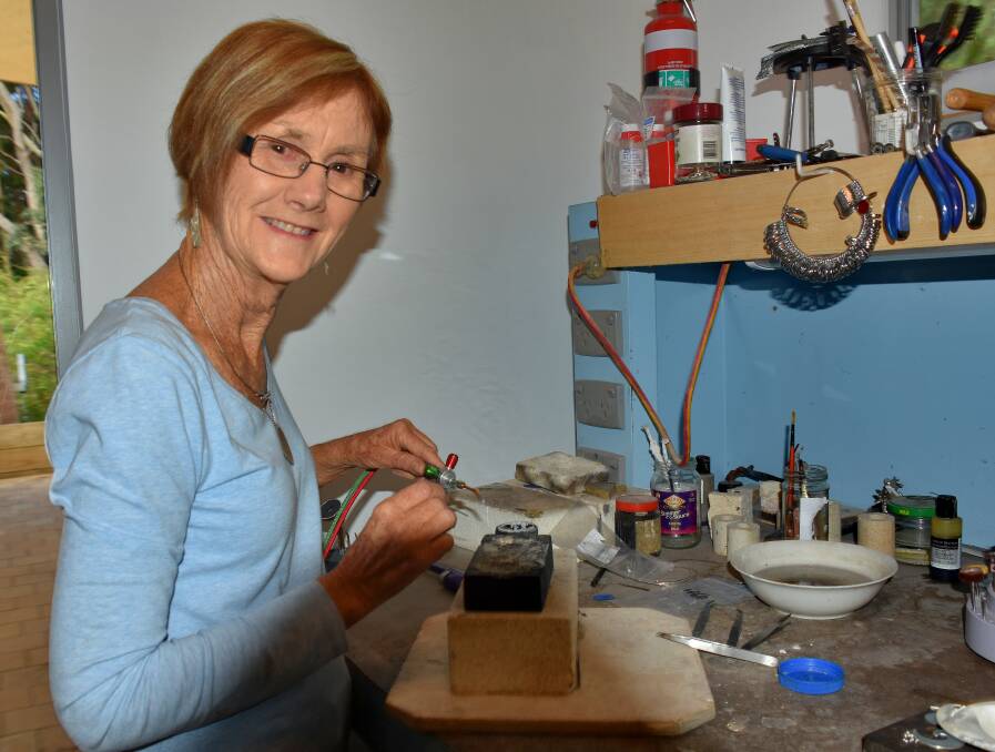 Yallingup jewellery artist Valma Rhodes will feature her work during this year's Margaret River Open Studios event.