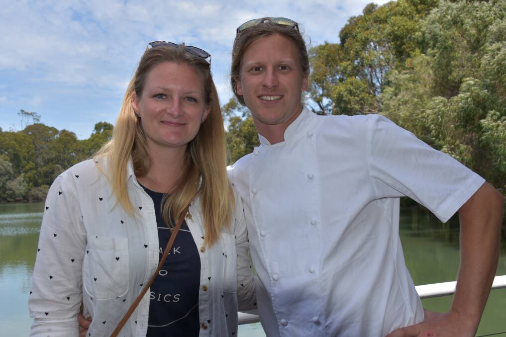 Kayleigh and George Cooper at this year's Margaret River Gourmet Escape.

