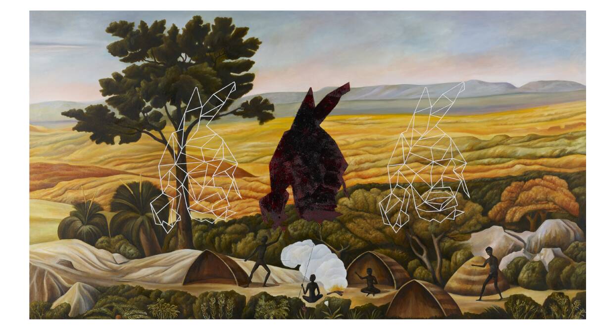 Kartwarra by Dunsborough artist Christopher Pease has been selected as a finalist in the 2019 Telstra National Aboriginal and Torres Strait Islander Art Awards.