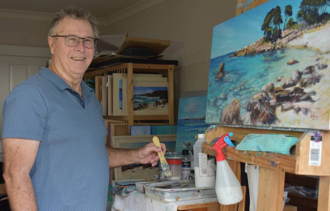 Busselton artist Steve Vigors will be holding a solo exhibition at the Yallingup Hall over the Easter long weekend.