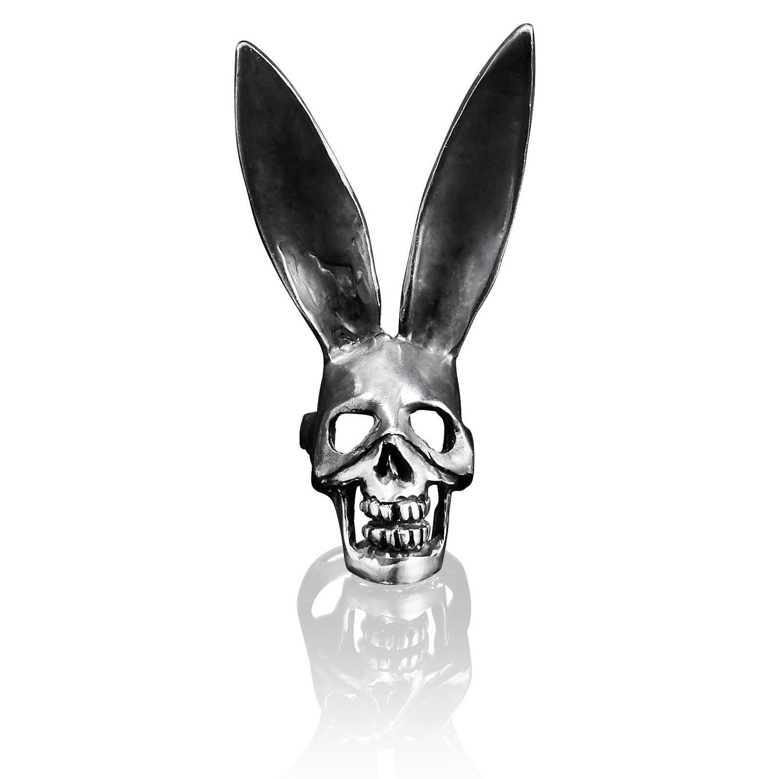 Personality Retro Animal Rabbit Ears Skull Rabbit Punk Ring Men's Easter  Gift Jewelry - AliExpress