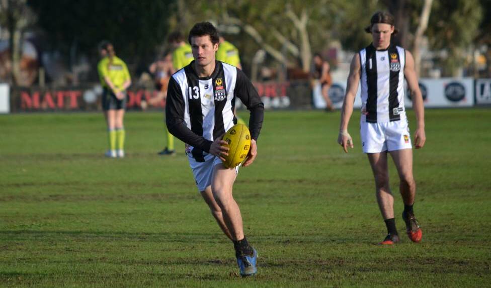Jon Meadmore had a good season for the Magpies after switching from South Bunbury. Photo: Breeanna Tirant.
