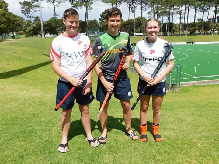 The BMR Coaching Academy gets its name from founding three players from regional, rural and remote WA. Ben Goodall and Mitchell Polglase from Pinjarra and Rachael Dowling from Capel. Photo: supplied. 