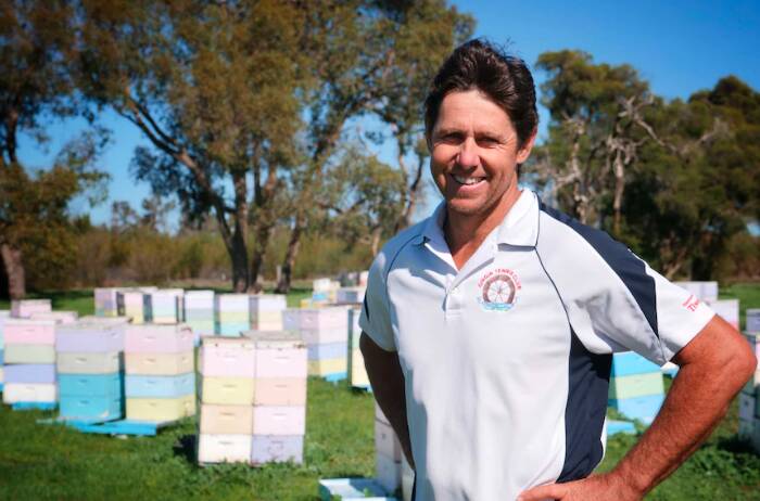 'Destructor': Bee Industry Council of WA chairman Bredon Fewster speaks on how the industry is trying to keep the varroa mite out of WA. Picture: Supplied.