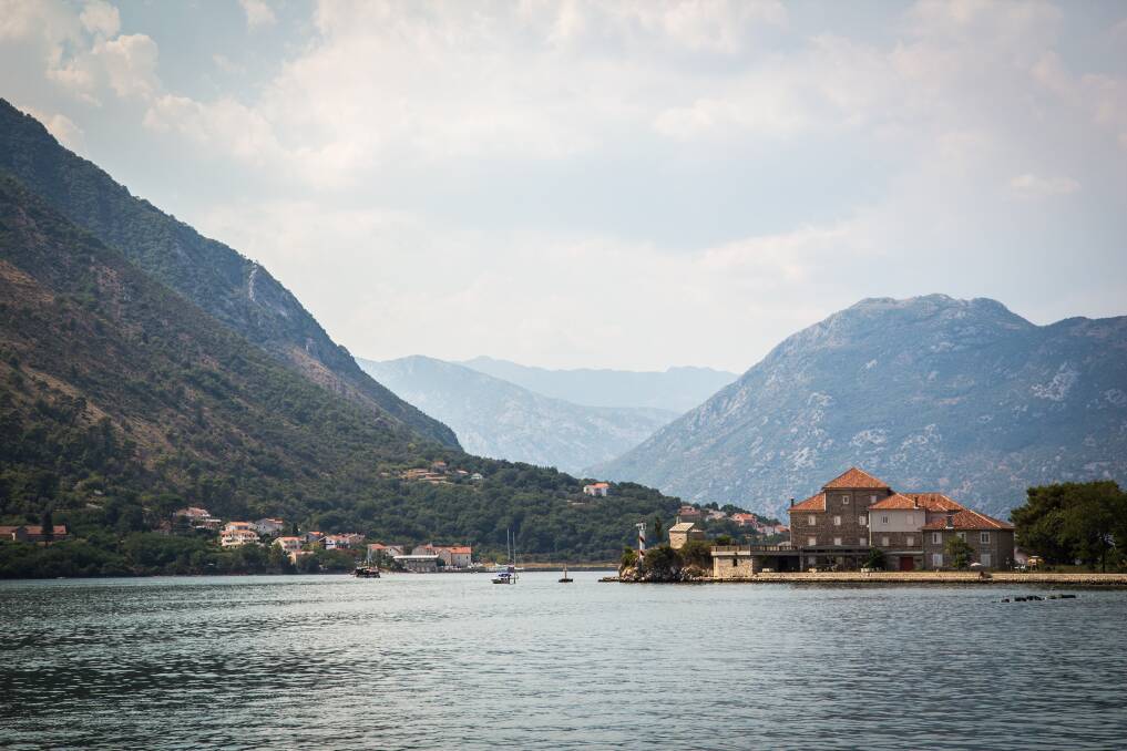 The shoreline of the Bay of Kotor is dotted with small villages. Picture: Michael Turtle