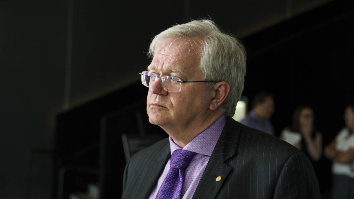 ANU vice-chancellor Professor Brian Schmidt has told a parliamentary committee the complexities of dealing with foreign influence and interference in higher education. Picture: Dion Georgopoulos