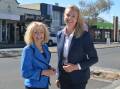 Regional visit: Senator Bridget McKenzie visits Bunbury to make two funding announcements within the seat of Forrest. She is pictured with Liberal candidate for Forrest Nola Marino. Picture: Jemillah Dawson.
