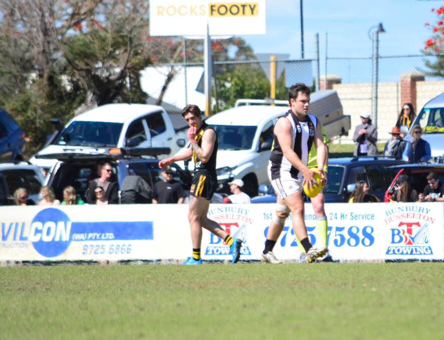 Busselton Aiden Fraser kicked five goals against Bunbury to help secure their spot in the grand final.