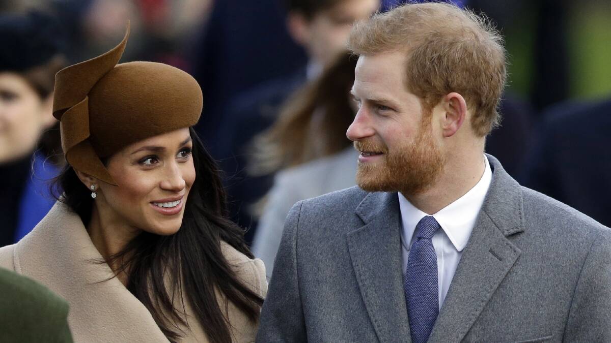 Britain's Prince Harry and his bride-to-be Meghan Markle. Photo: AP
