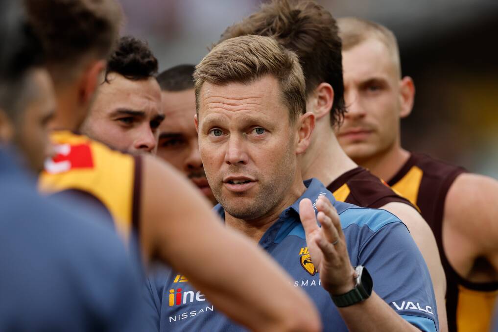 Hawthorn's critics fear that Sam Mitchell and co. have cut too deeply, too quick. Pictures from Getty Images 