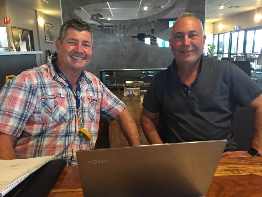 Southern Seafood Producers executive officer Don Nicholls and Abalone Industry Association of WA chairman Arnold Piccoli say a closure to a small section of their fishery is an investment in the industry's future. Image Sophie Elliott.