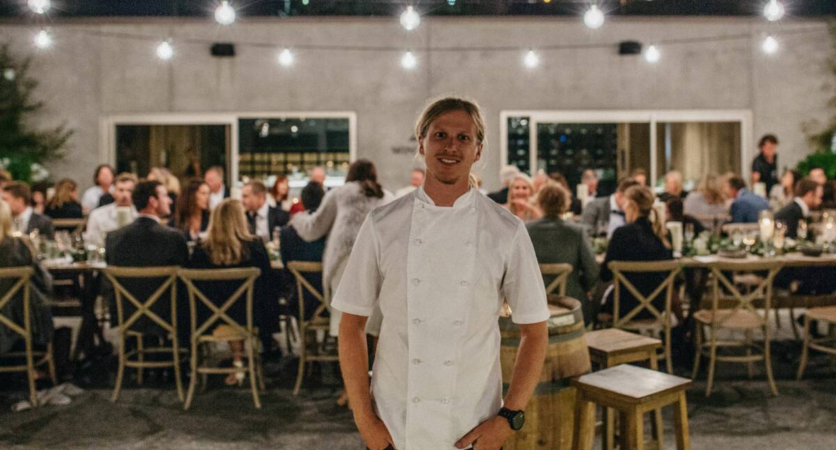 Dunsborough's George Cooper, of Food by the Chef, has become a regular at representing the region at Gourmet Escape.  Image Varga Murphy.