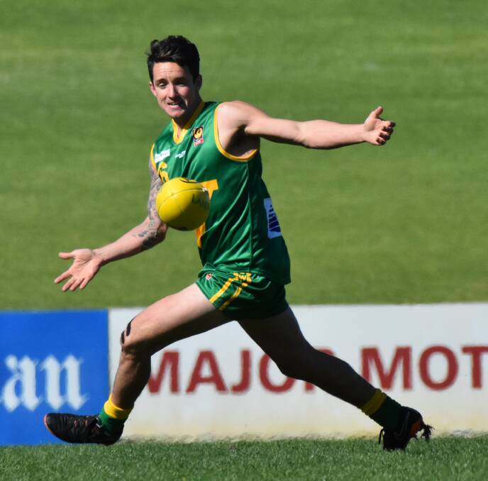 LEADING THE WAY: South West skipper Jace Cormack was in good touch at the Landmark Country Football Championships, but his side ultimately fell short of defending their crown. Photo: Justin Rake. 