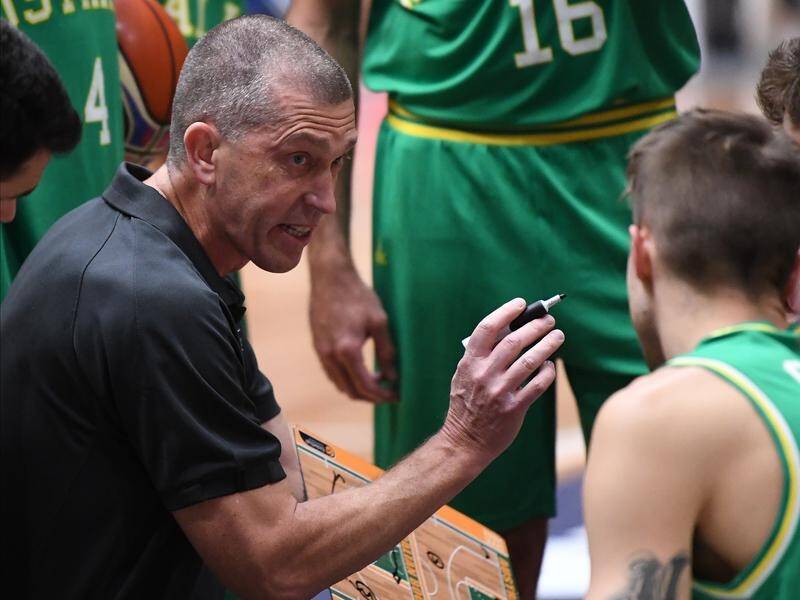 Coach Andrej Lemanis (left) has seen his Boomers claim top spot in Asian Zone Group F.