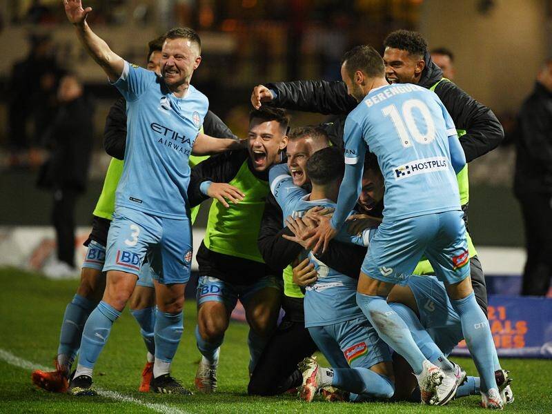 Melbourne City will host the A-League grand final against Sydney FC at AAMI Park.