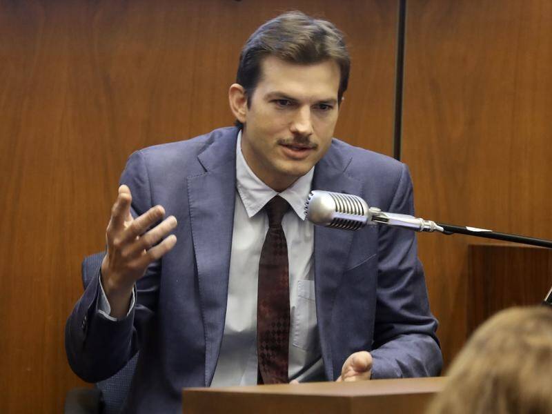Ashton Kutcher has given evidence at the trial of a man accused of murdering a 22-year-old woman.