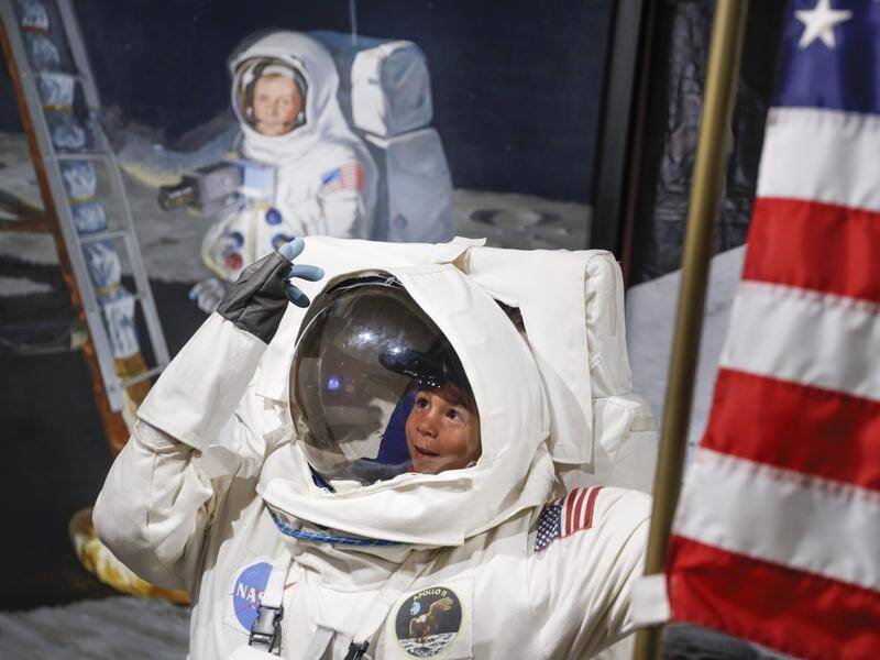 Americans have flocked to museums to relive the 50th anniversary of the moon landing.