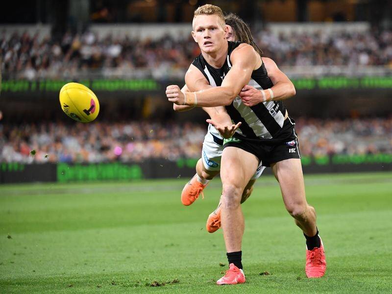 Brisbane say they are not interested in securing out-of-favour Collingwood midfielder Adam Treloar.