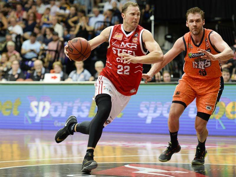 Illawarra small forward Tim Coenraad (l) has been called up for the Boomers' World Cup qualifiers.