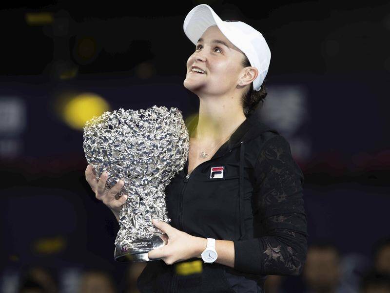 Ashleigh Barty won the WTA Elite Trophy in China to cap her 2018 season.