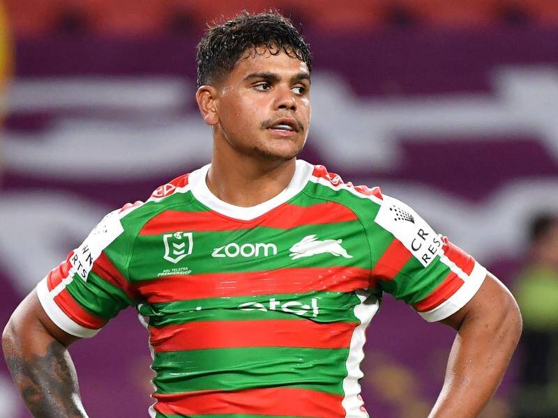 Latrell Mitchell of the Rabbitohs is one of the NRL stars off contract at the end of the season
