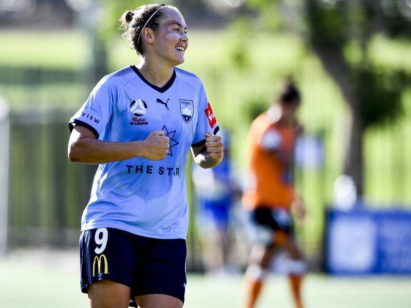 Sydney FC's Caitlin Foord trails only Perth star Sam Kerr in this season's W-League scorers' charts.