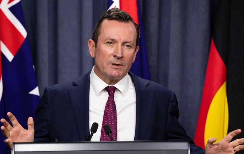 Masks on: Premier Mark McGowan has extended Perth and Peels mask mandate to the South West region. Picture: supplied. 