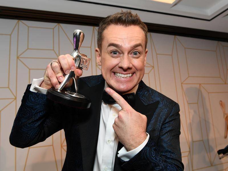 Grant Denyer has won the most popular presenter at the Logie Awards on the Gold Coast.