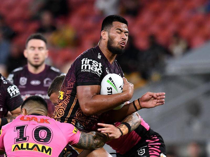 The Broncos will look to Payne Haas as they eye off an NRL win against the Cowboys.