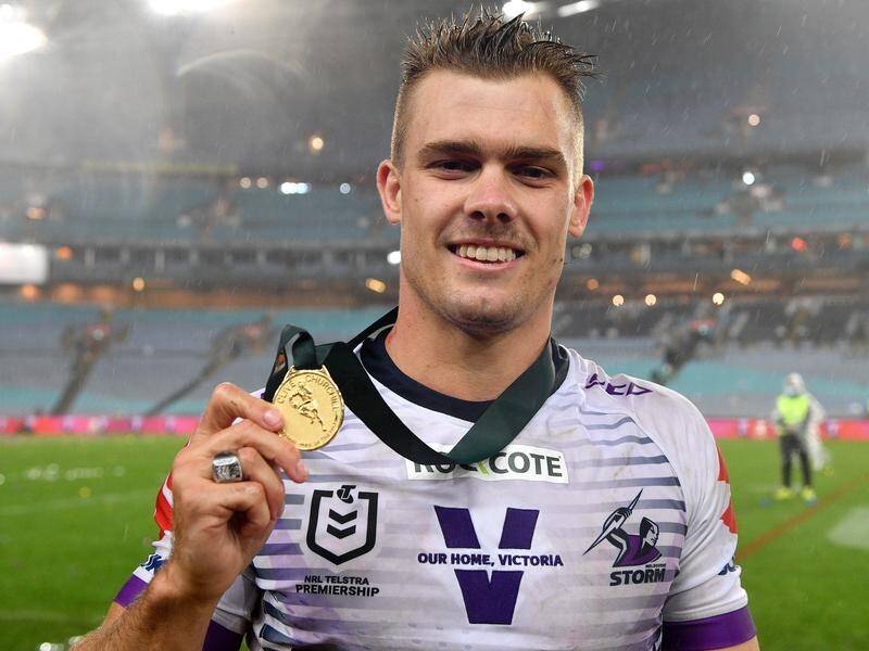 Melbourne fullback Ryan Papenhuyzen was voted the player of the match in the NRL grand final.