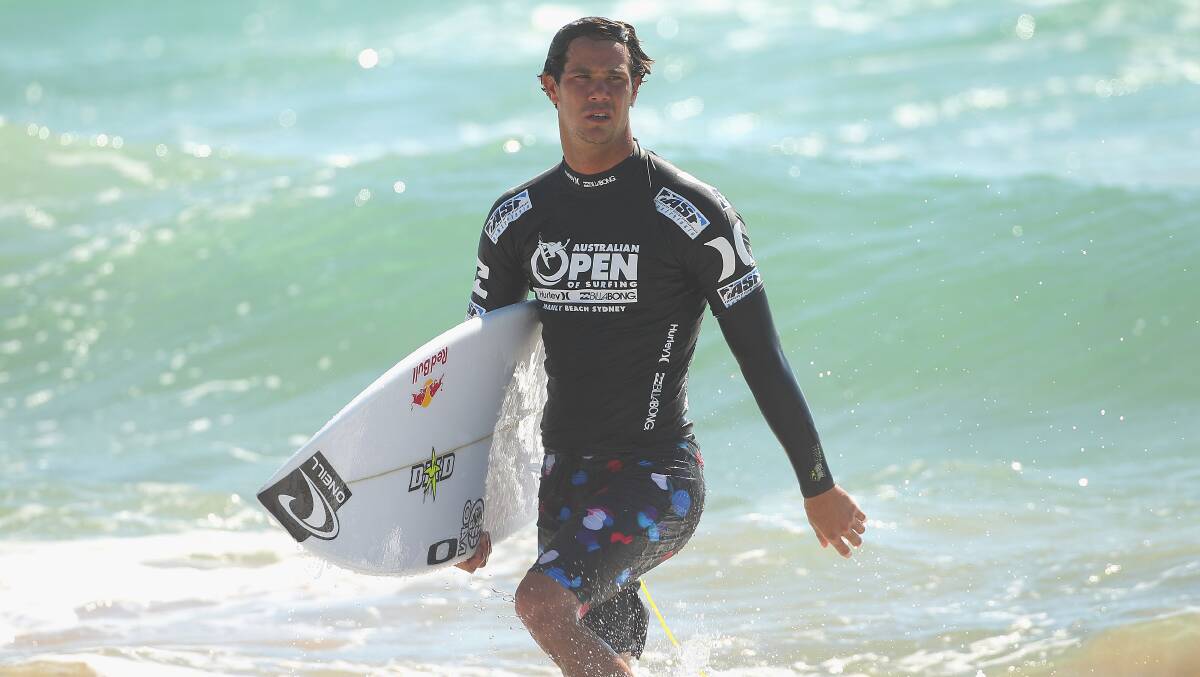 Jordy Smith was a surprise withdrawal on the morning of day three through injury. Photo: Getty Images.
