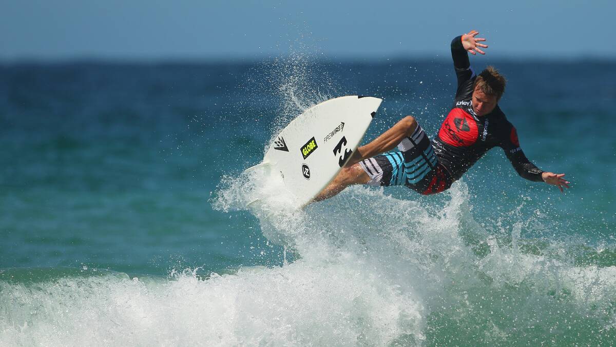 Yallingup surfer Taj Burrow will take to the water on Wednesday to contest heat nine of the 2015 Drug Aware Margaret River Pro men's round one. Photo: Getty Images. 