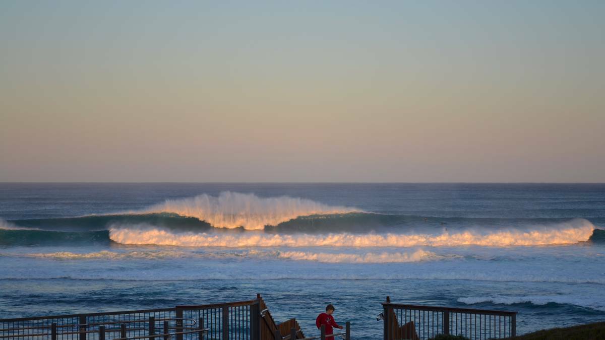 Stock photo: Swell seen from Margaret River's Surfers Point car park earlier this year. 