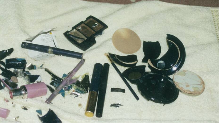Damaged caused to belongings during a bout of rage. Picture: Supplied