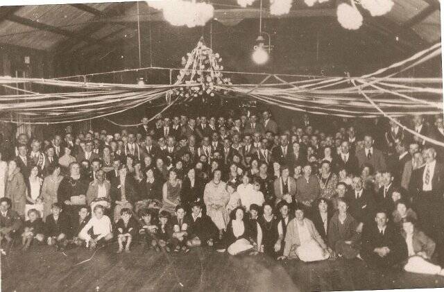 A ball held in the Cowaramup Hall during the 1930s, shortly after it was opened. Photo: Margaret River & Districts Historical Society